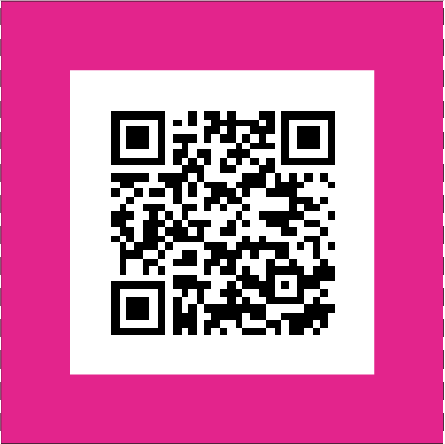 QR Code Roll Ticket Magenta