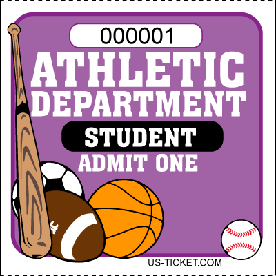 Athletic Event Tickets - Student White