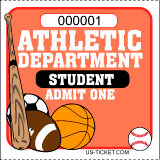 Athletic Event Tickets - Student Red