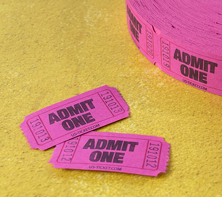 Standard Admit One Roll Ticket