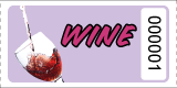 Graphic Style Wine Tickets