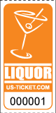 Premium Liquor Drink  / Bar Tickets Red