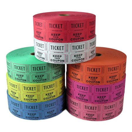 Bristol Double Roll Raffle Tickets