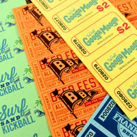 custom perforated sheet tickets